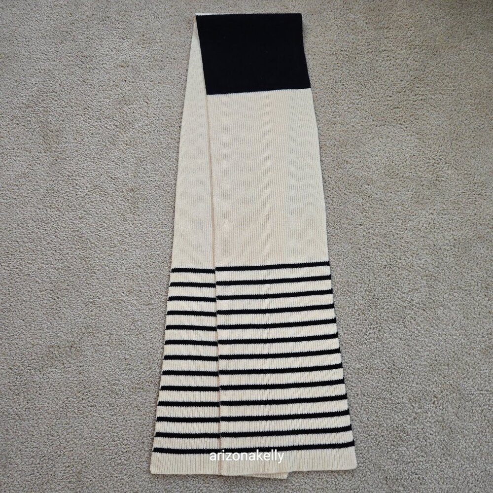 NWOT Mackie Wool Scarf Ribbed Striped Scotland - Picture 8 of 9